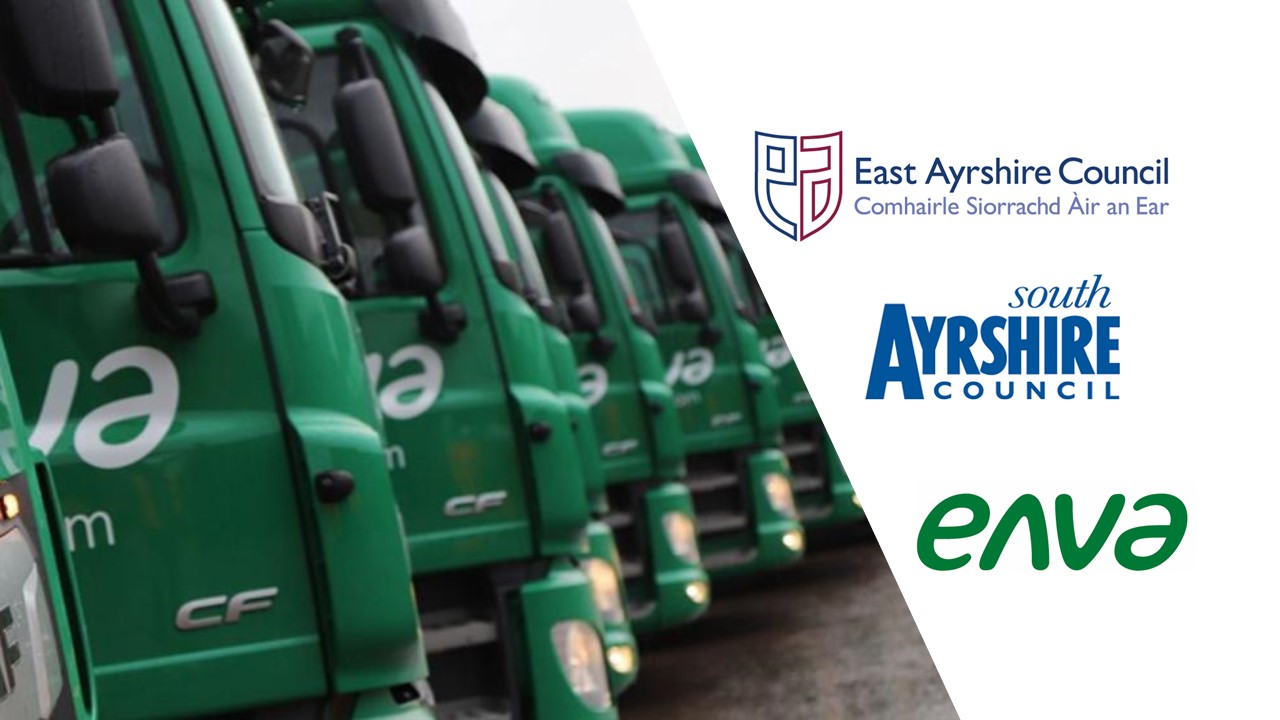 East and South Ayrshire Council Award Residual Waste Contract to Enva