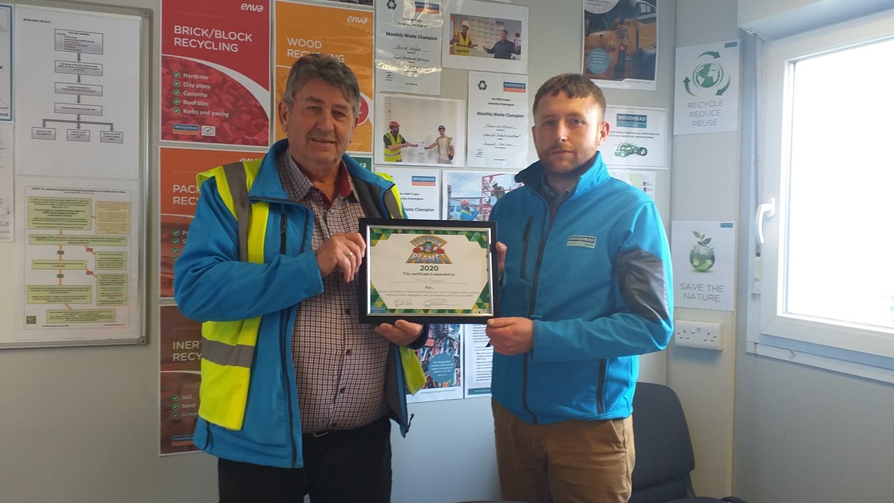 Sustainability Award for Woodhead Construction PEMC Project Team